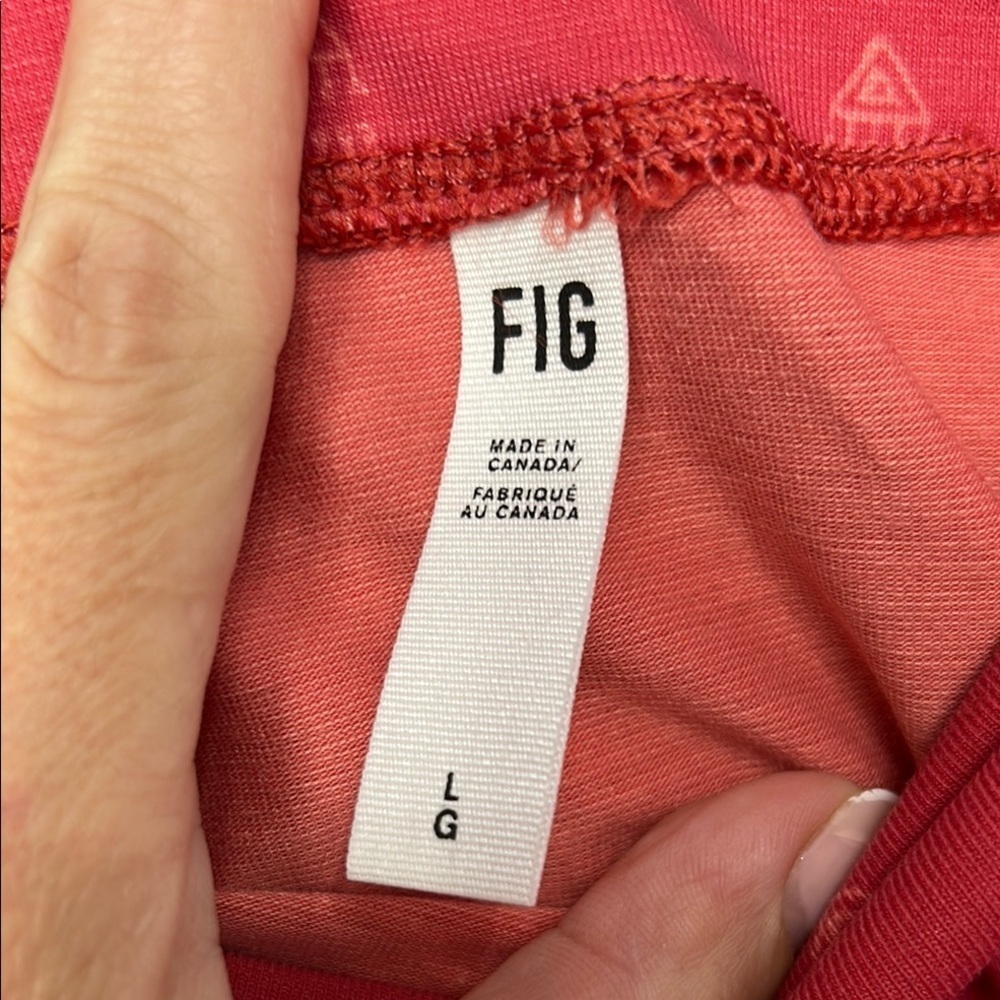 Fig A-Line Skirt Raspberry Knee-Length - Picture 2 of 7